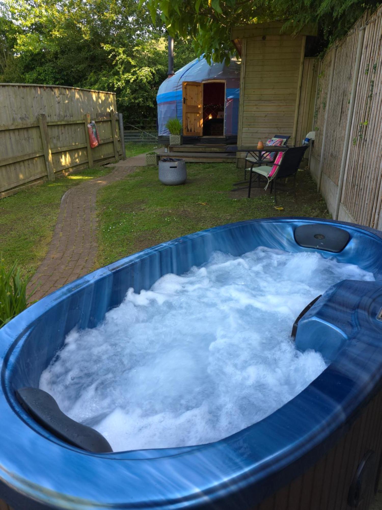 Orchard View Yurt & Hot Tub Somerset Weston-super-Mare Extérieur photo